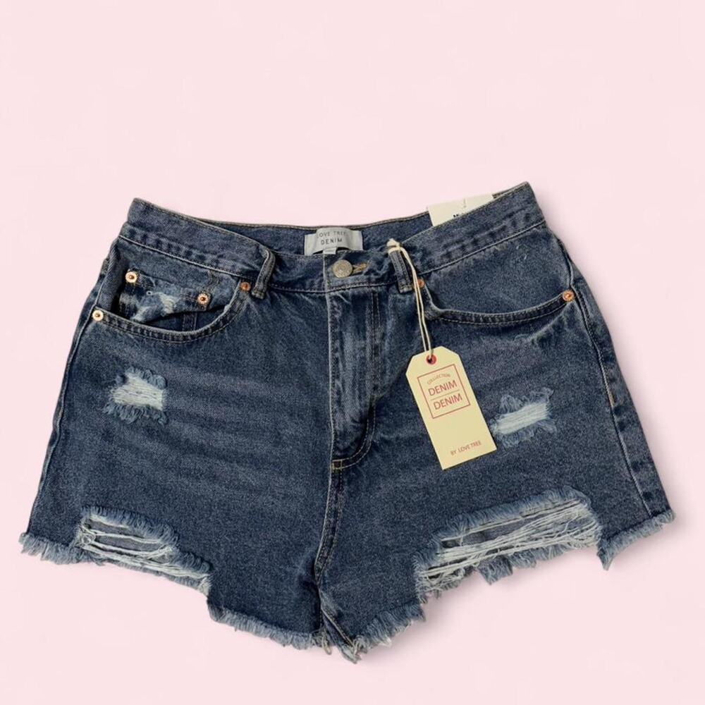 Love Tree Denim blue shorts Size Medium New with Tags NWT